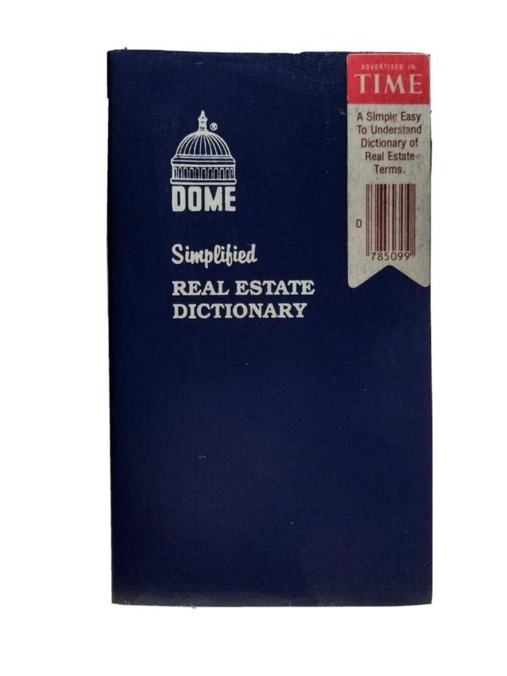 Simplified Real Estate Dictionary (1984 Softcover) Pocket Sized Terminology